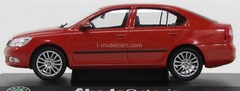 Skoda Octavia facelift 2008 Tangerine orange metallic Abrex 1:43
