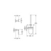 GROHE Essentials Cube 40757001 Комплект аксессуаров для ванной