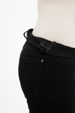 Джинсы для беременных (SLIM) 10938 чёрный