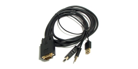 Конвертеры, переходники, адаптеры OEM Переходник (CG493) vGA+USB+AUDIO - HDMI - купить в компании MAKtorg