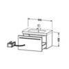 Duravit X-Large XL604802222 Тумба под раковину