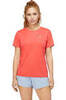 Asics Katakana Ss Top футболка для бега женская коралловая - 1