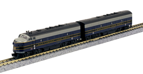 Локомотив Kato EMD F7 A-B Baltimore & Ohio
