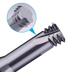 Резьбофреза М12х1,25 (3-витк., UNI) 2xD 52Hrc AlCrN 4F 60° 10х75мм BSKT BSE008S030