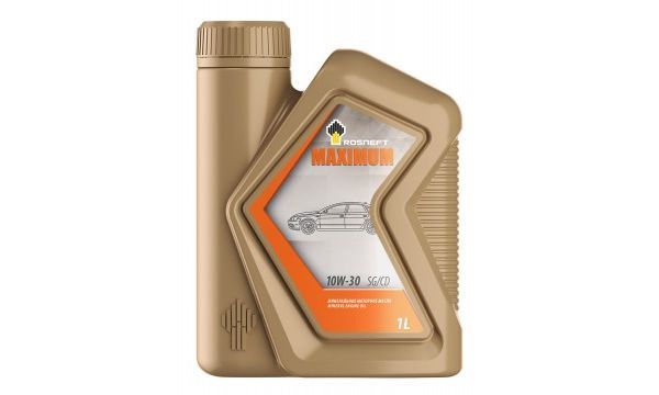 Моторное масло Rosneft Maximum 10W30 полусинтетическое 1л