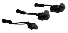 Ремонтный набор для молний, никель чёрный, размер М  AceCamp Zipper Repair Black Nickel, M