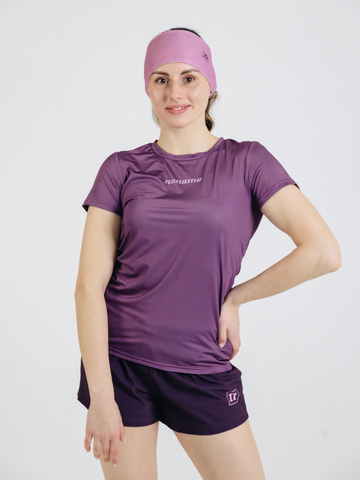 Женская спортивная тренировочная футболка Noname Miler T-Shirt SS 25 WOS lilac