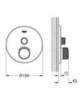 GROHE Grohtherm SmartControl 29118DA0 Термостат для душа встраиваемый на 1 потребителя