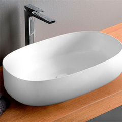 ArtCeram Cognac COL003 01 00 Раковина накладная, 55x35, цвет: белый фото