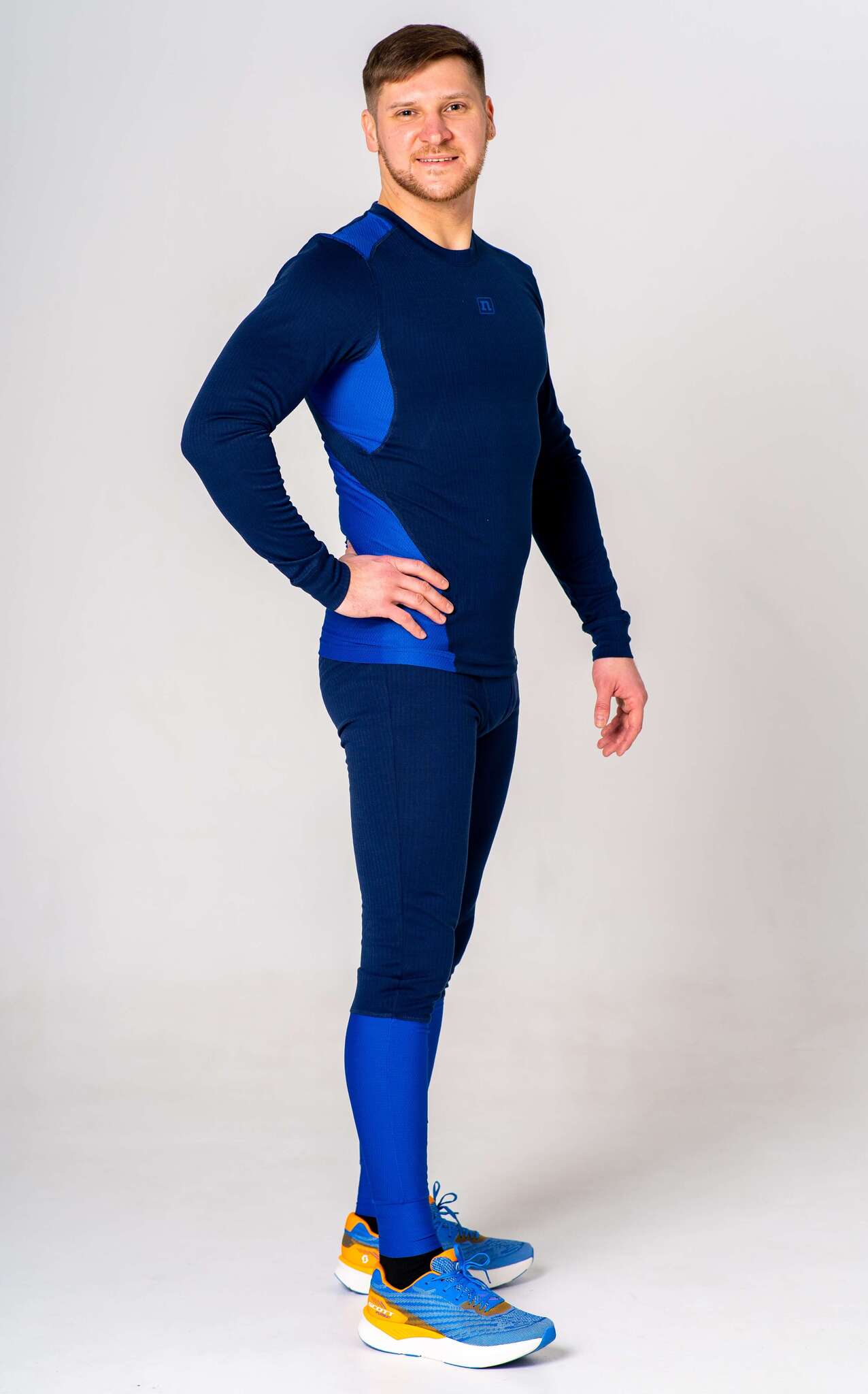 Термобелье рубашка Noname Arctos 22 navy-blue унисекс - 3