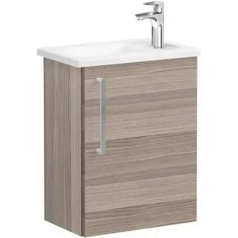 VitrA Root 68065 Тумба 45 см с квадратной раковиной, с дверцей, кордоба, правосторонняя