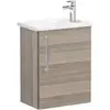 VitrA Root 68065 Тумба 45 см с квадратной раковиной, с дверцей, кордоба, правосторонняя