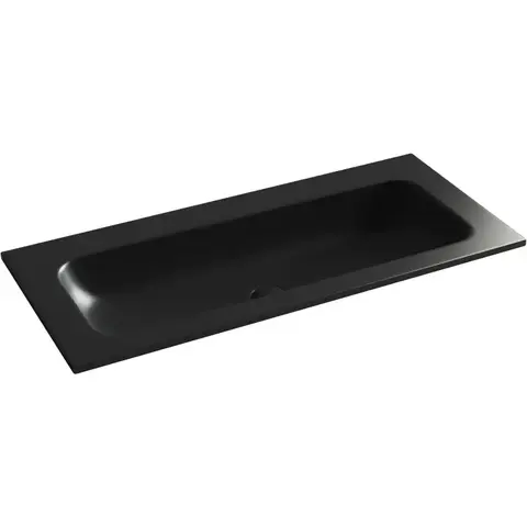 Ceramica Nova Grace CN7013MBWX Раковина накладная без отверстия под смеситель, 101x45.7, цвет: черный матовый