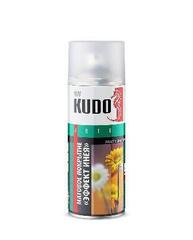 Декор.покрытие для стекла Эффект инея аэрозоль 520мл Kudo KU-9031