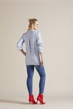 Туника для беременных 09730 голубой