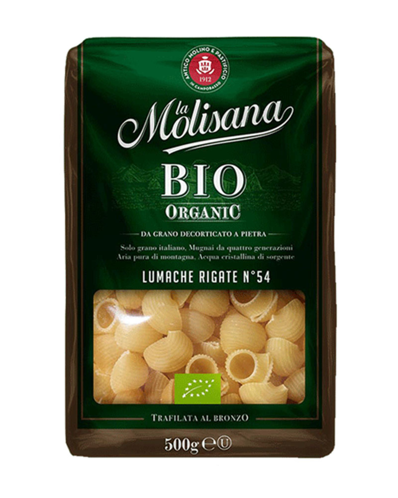 Макаронные изделия La Molisana Улитки рифленые BIO 500 гр.