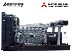 Дизельный генератор Азимут АД-1000С-Т400-1РМ8 Mitsubishi