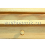 Полка под стекло для бани - 6