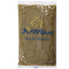 
          Бисер Alingar размер №12 вес 450 гр., золото, непрозрачный, пакет