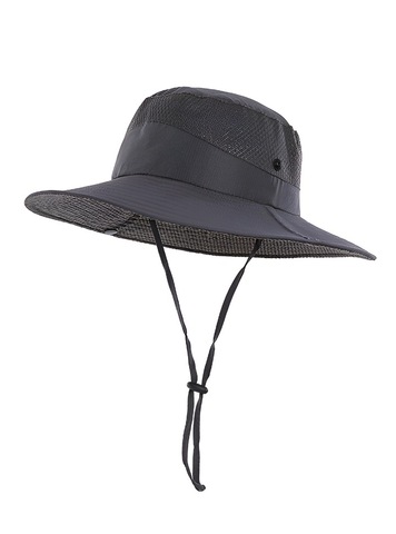 Картинка шляпа Skully Wear Wide Brim grey - 12