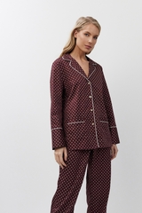 Пижама женская со штанами ARUELLE GEORGETTE | Бордовый