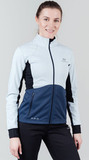Женский элитный утеплённый лыжный костюм Nordski Pro Pearl Blue/Blue W