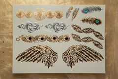 Флеш тату / Flash Tattoo №YS-52 Флеш тату / Flash Tattoo №YS-52