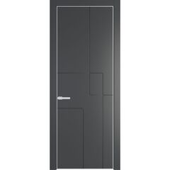 Межкомнатная дверь эмаль Profil Doors 3PE графит глухая