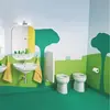 Jika 8.2203.7.000.000.1 BABY унитаз 295x385x350, вертикальный выпуск, глубокое смывание, вкл. установочный комплект