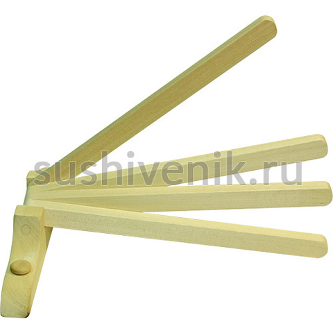 Вешалка веерная, 4 крючка (прямая) - 8