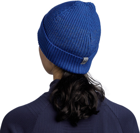 Картинка шапка Buff Hat Merino Active Solid Cobalt - 8