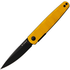 Фото Складной нож Kizer Bamboo, сталь Nitro-V, рукоять G10, желтый