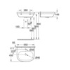 GROHE Euro 39336000 Раковина подвесная