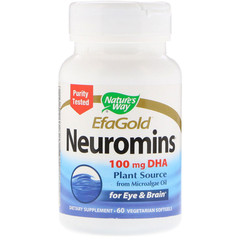 Nature's Way, EfaGold, Neuromins, 100 mg, 60 Vegetarian Softgels