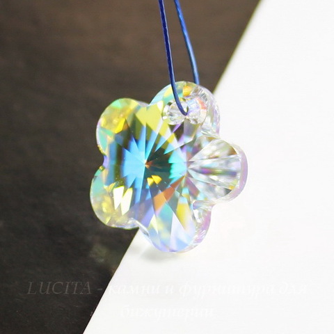 6744 Подвеска Сваровски Цветочек Crystal AB (20 мм) ()