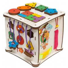 Evo Toys Кубик развивающий Семицветик Миди со светом  25х25х25 см (ET-BK-01-02)