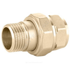 Соединитель латунь американка Ду 20 (3/4") прямой ВР/НР LD LD.65.520.20