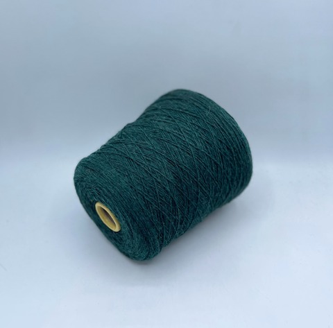 Бобинная пряжа (пр.Италия),art-Nadir 450м/100гр,100%Шерсть , цвет-Зеленый,неоднотонный , арт.34408