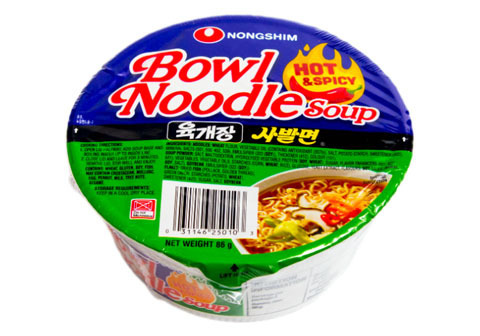 Лапша Нонгшим сушеная с кимчи KIMCHI FLAVOR, 86г