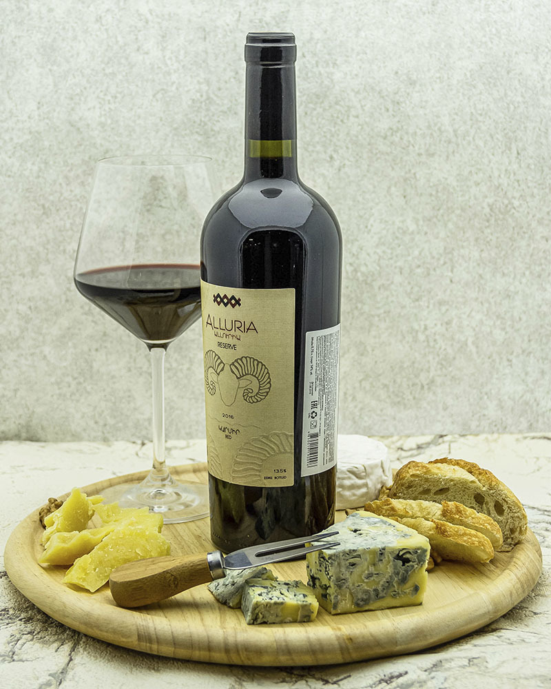 Вино Alluria Резерв Красное Сухое 2016 г. 14%, 0,75 л, Армения