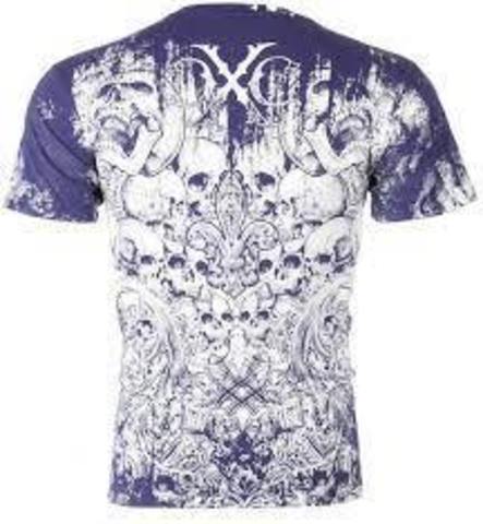 Xtreme Couture | Футболка мужская OFFERING NAVY X170N от Affliction спина