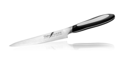 Фото Нож Универсальный Tojiro Flash, FF-PA100, сталь VG-10, чёрный, в картонной коробке