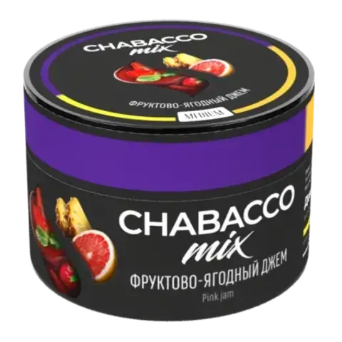 М. Кальянная смесь Chabacco Mix Пинк Джем (Фруктово-ягодный джем) 40г