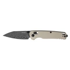 Фото Складной нож Kershaw Bel Air, сталь Damascus, рукоять алюминий, бежевый