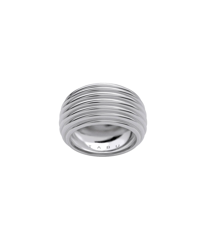 Кольцо RIPPLE silver