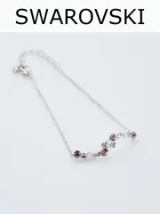 Браслет Млечный путь с розовыми кристаллами Swarovski