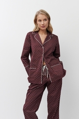 Пижама женская со штанами ARUELLE GEORGETTE | Бордовый