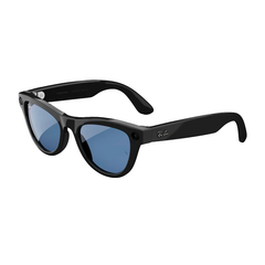 Умные очки Ray-Ban Skyler Shiny Black / Cerulean Blue, 150-52 (RW4010)