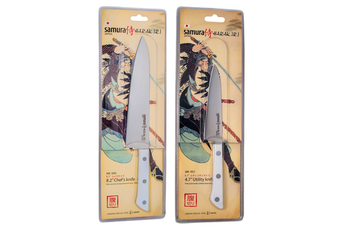 Комплект из 2 ножей Samura HARAKIRI (White)