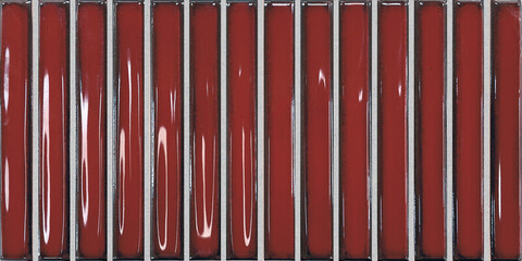 DNA Tiles Osaka Bars Red 12.5x25